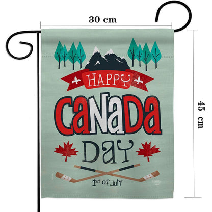 Canadian Independence Day Garden Flag Home Decor Country Love Polyester