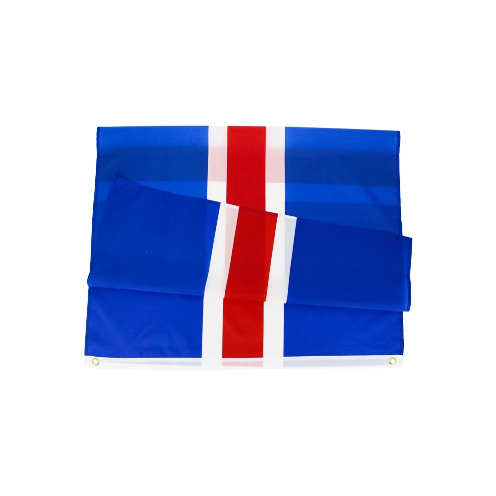 Iceland Flag, Fade and UV resistant, Indoor Outdoor, Land of Fire and Ice Flag, World Flags 90X150cm