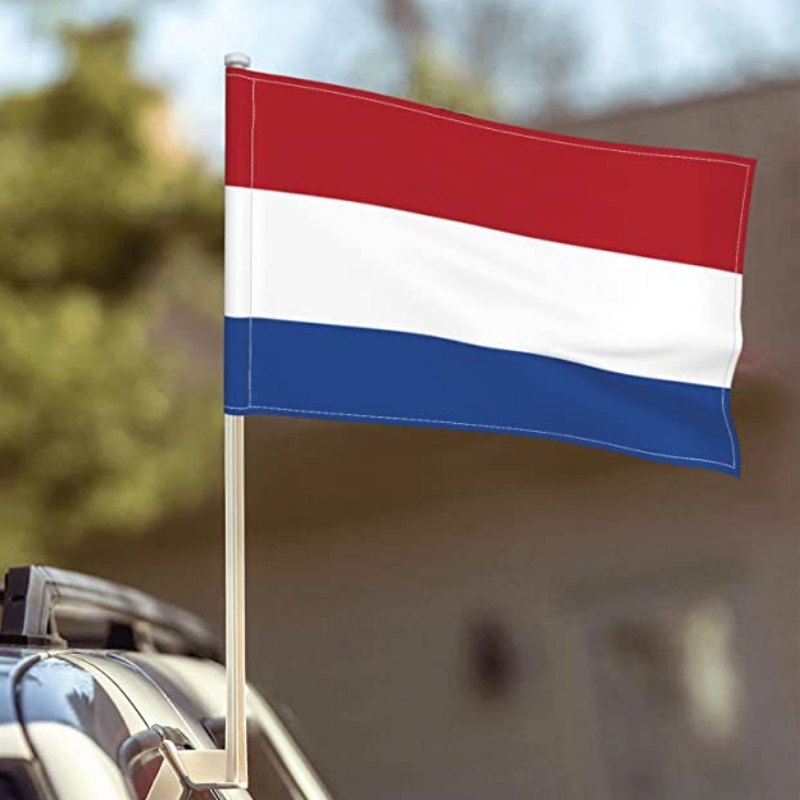 Netherlands Car Window Mounted Flag