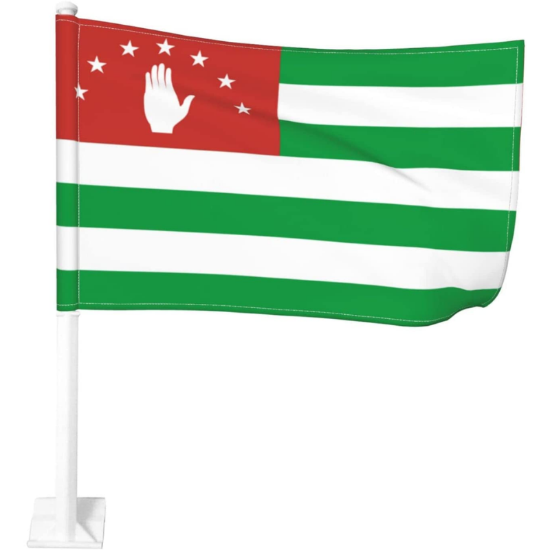 Abkhazia Car Window Mounted Flag, Flag of Abkhazia