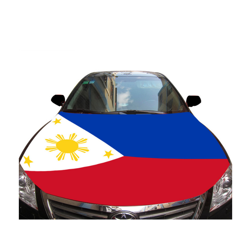 Philippines Flag Car Hood Cover