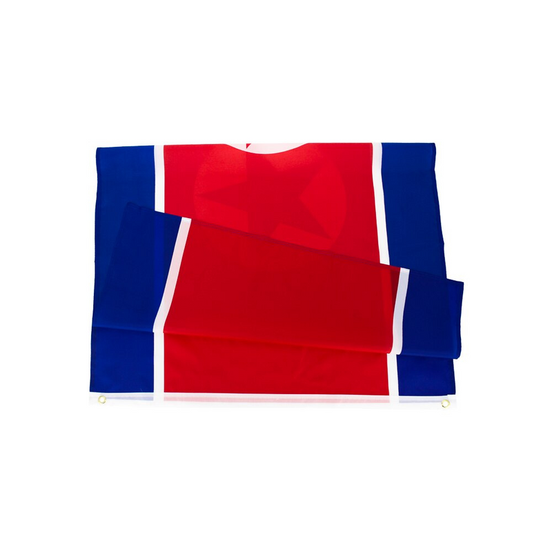 North Korean Flag, Countries and Flags, Durable 100% Polyester, Fade Proof 90X150cm