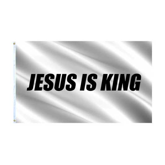 Jesus is King Flag