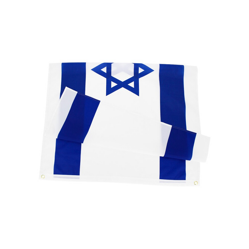 Israeli Flag, National Flags, Indoor Outdoor, 100% Polyester, Durable Flag of Zion 90X150cm
