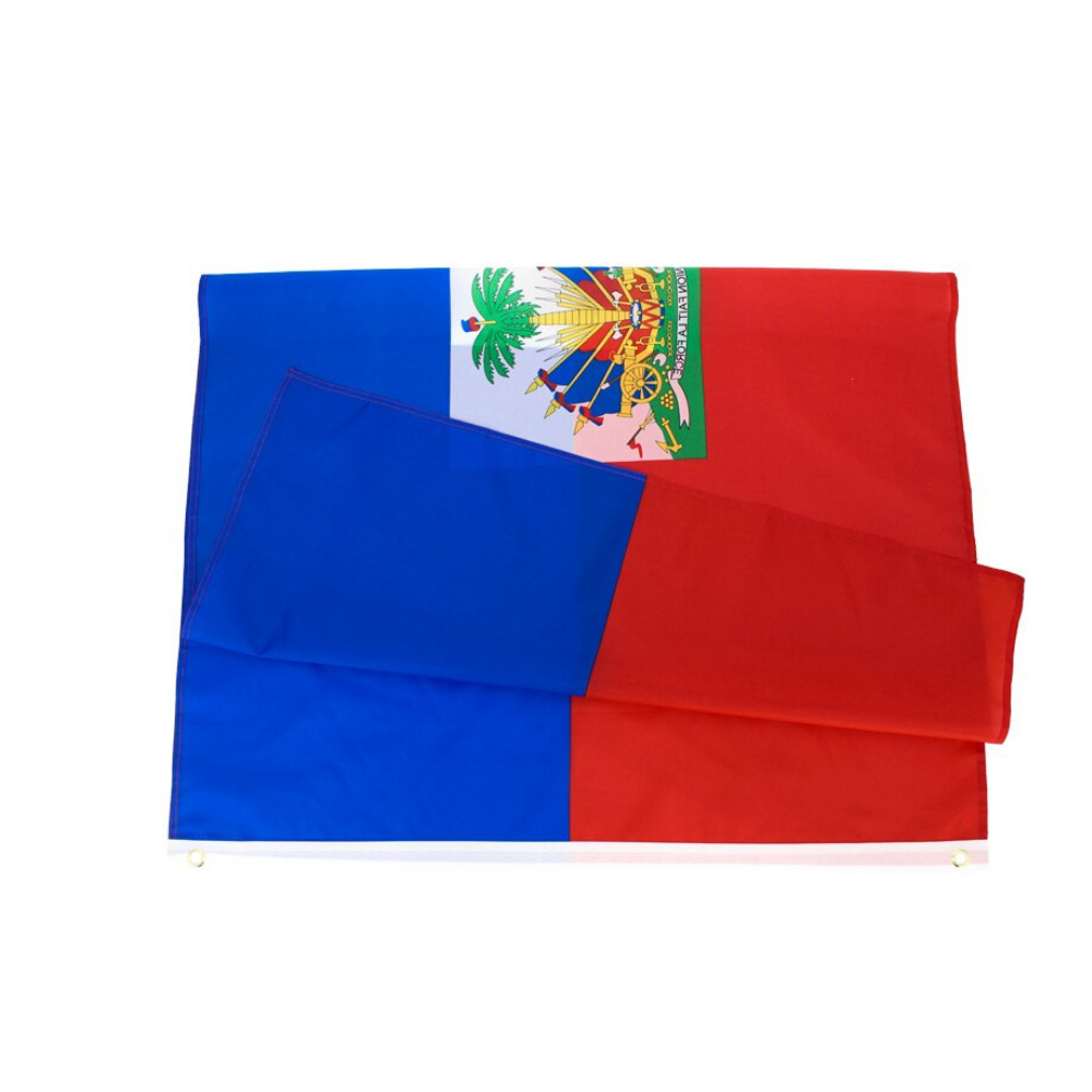 Haitian flag, National and Globe Flags, Polyester, Red Blue 90X150cm