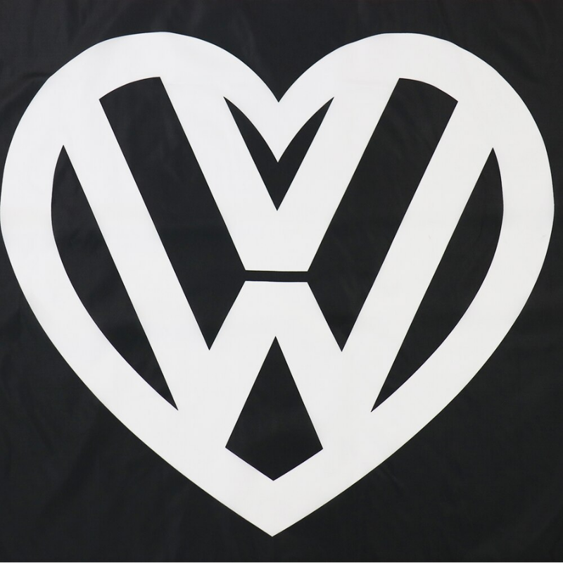 VW Black and Red Flags