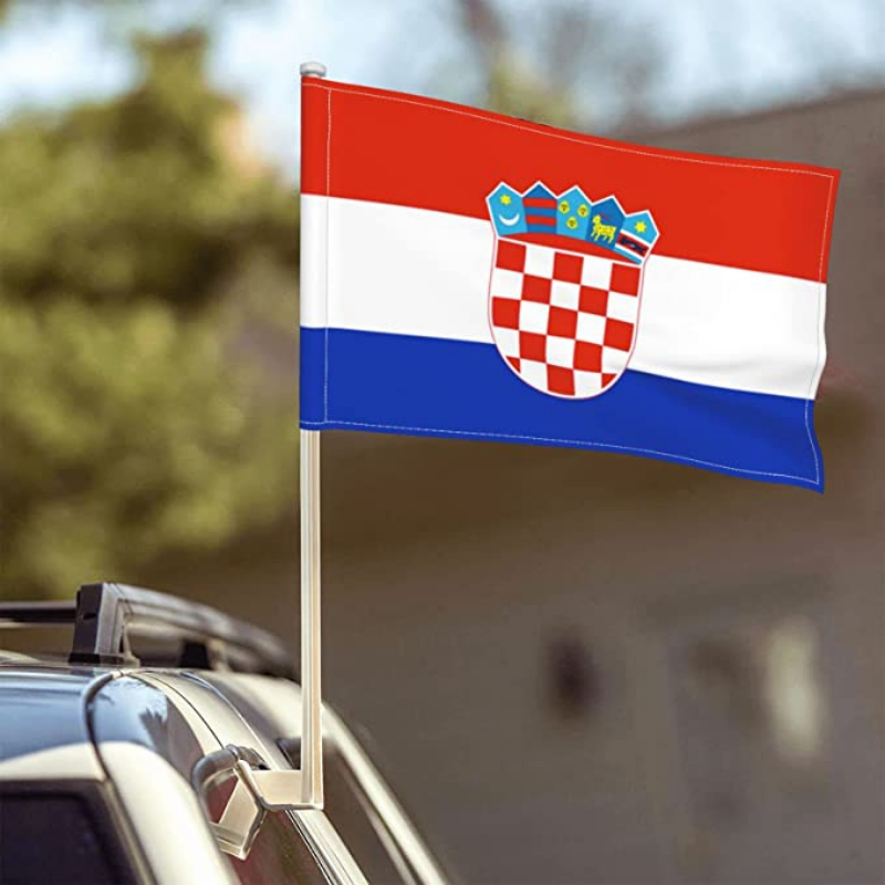 Croatia Car Window Mounted Flag