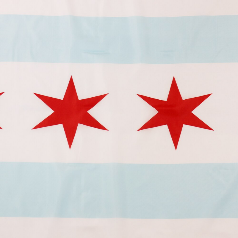 Chicago Anniversary Flag, Celebration National Flag, Polyester Stain Proof 90X150cm
