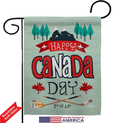 Canadian Independence Day Garden Flag Home Decor Country Love Polyester