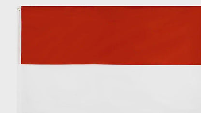 Indonesian Flag, Bicolor Flag Polyester Indoor/Outdoor, Flags of the world, 90X150cm