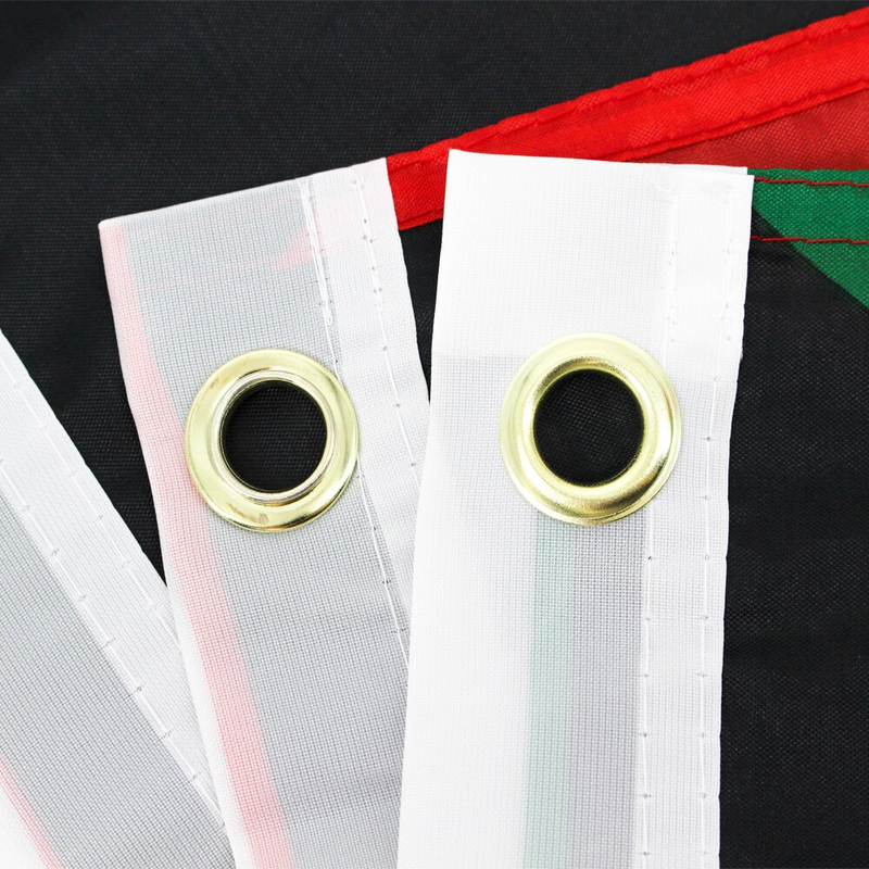 Kuwait Flag, National Flags, Triband Durable Polyester UV and Fade Proof, 90X150cm