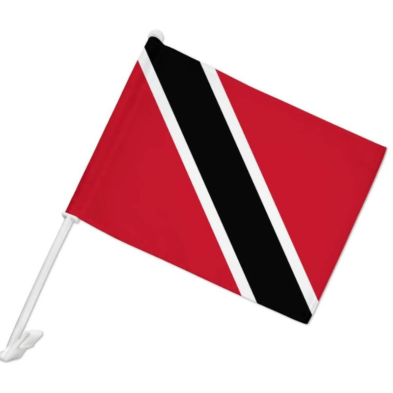 Trinidad and Tobago Car Window Mounted Flag