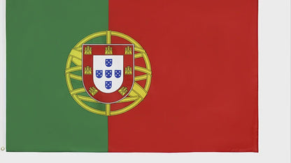 Portuguese Flag, Durable Polyester Double Stitched, Flag of Portugal, Green-Red Flag 90X150cm