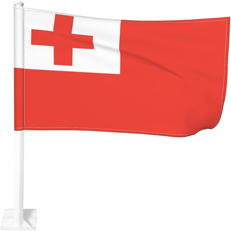Tonga Car Window Mounted Flag