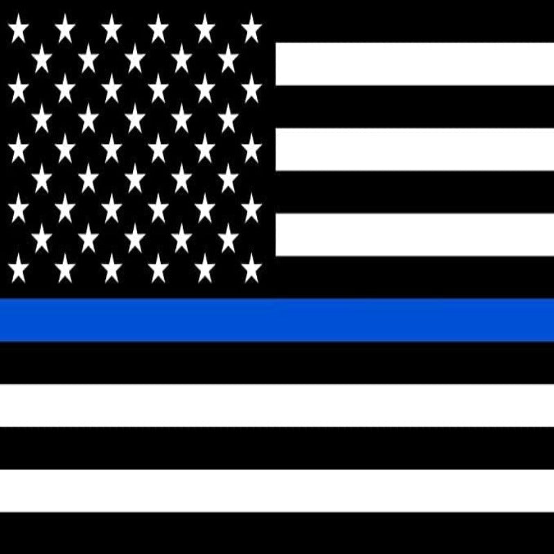 American Police Memorial Blue Line Flag – Globe Flags