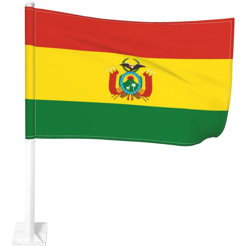 Bolivia Car Window Mounted Flag