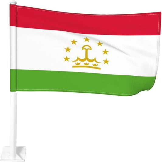 Tajikistan Car Window Mounted Flag