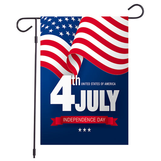 Digitally Printed Independence Day Garden Flag