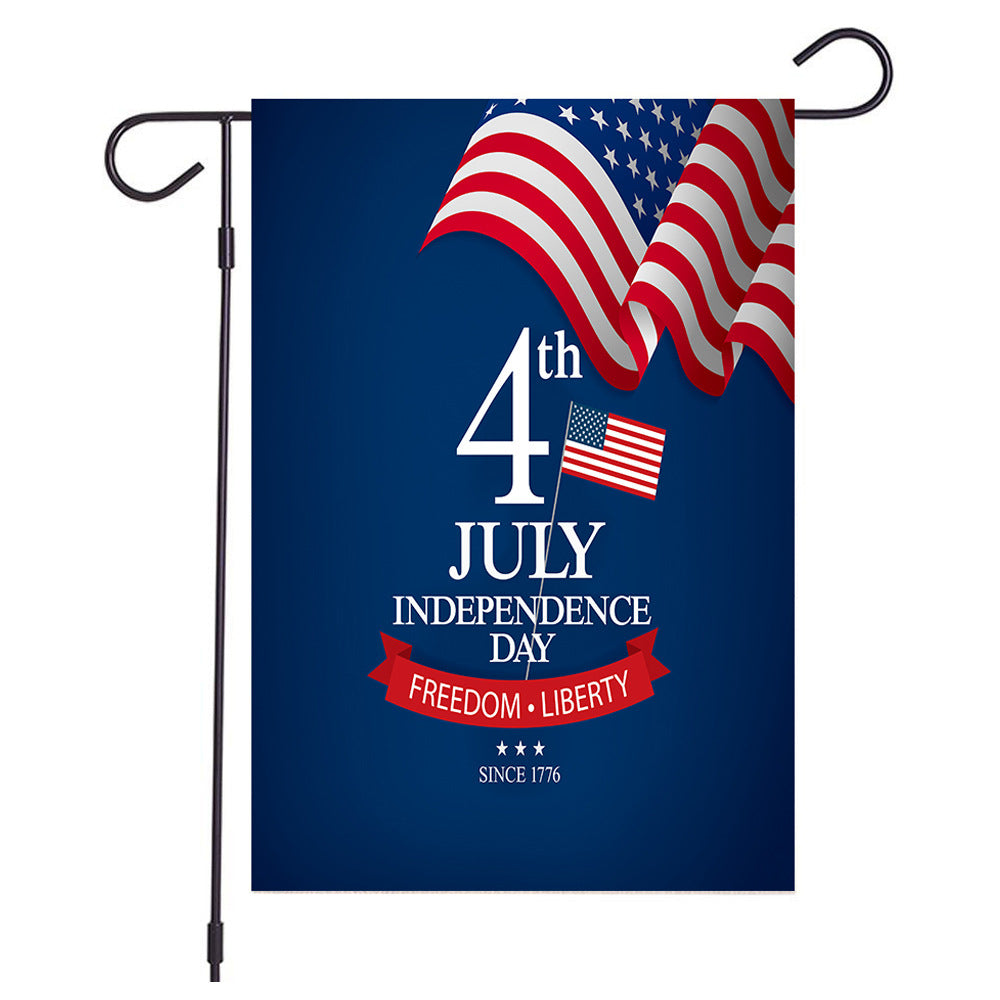 Digitally Printed Independence Day Garden Flag