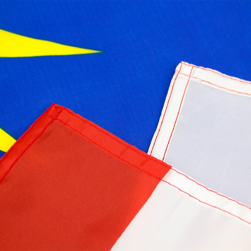 Malaysia Flag, Country Flags, Vivid, 100% Polyester Fade Proof, Globe of Flags, 90X150 cm