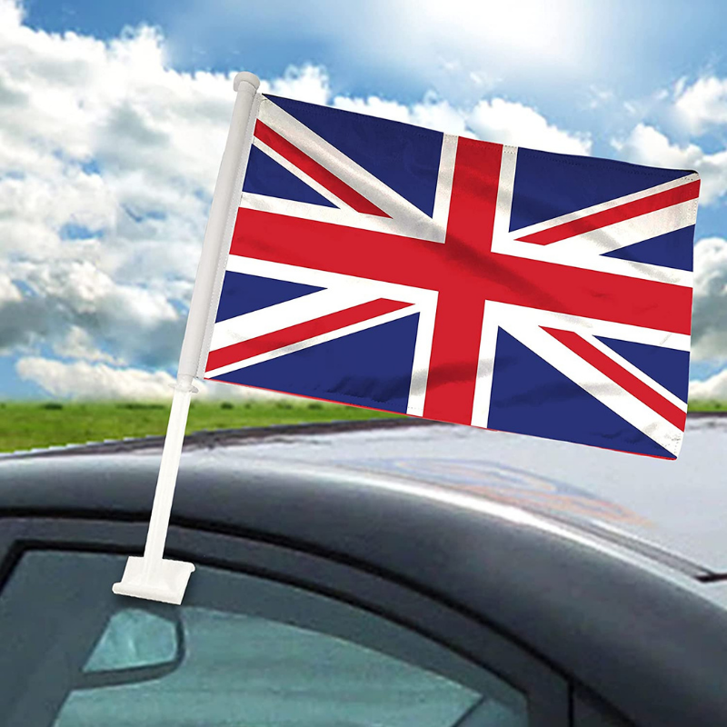 United Kingdom Car Window Mounted Flag