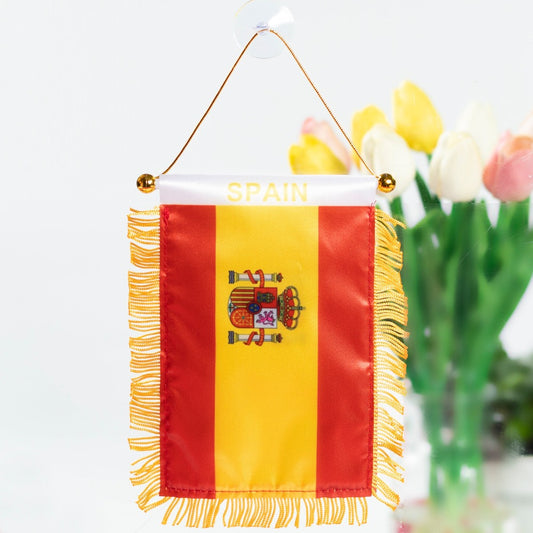 The Spain Hanging Pennant Flag