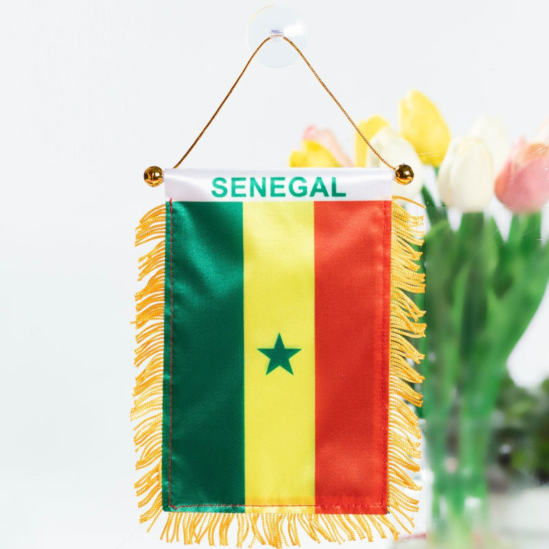 Senegal World Cup Hanging Flag