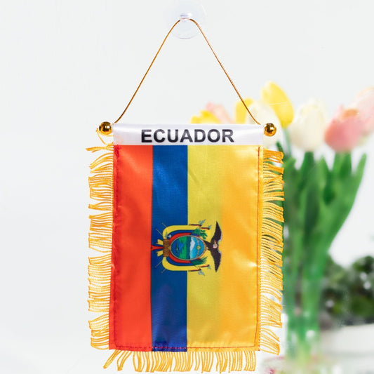 The Ecuador Hanging Pennant Flag