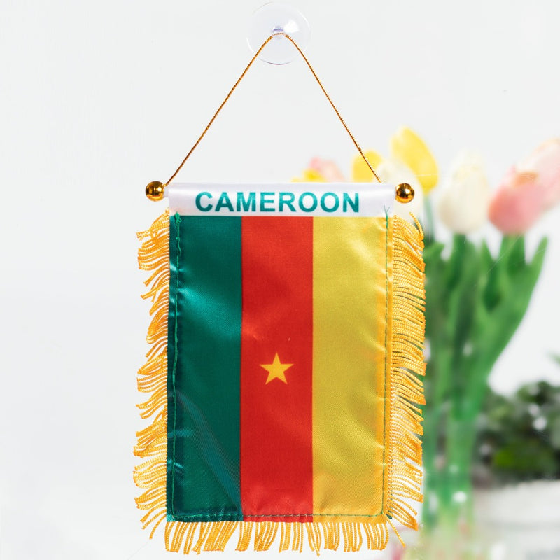 Cameroon World Cup Hanging Flag
