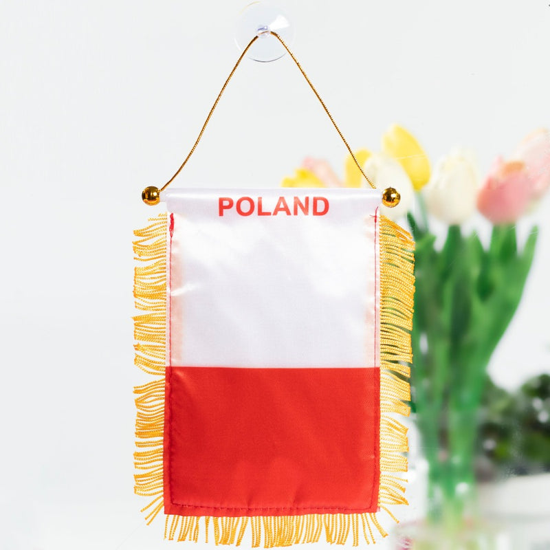 Poland World Cup Hanging Flag
