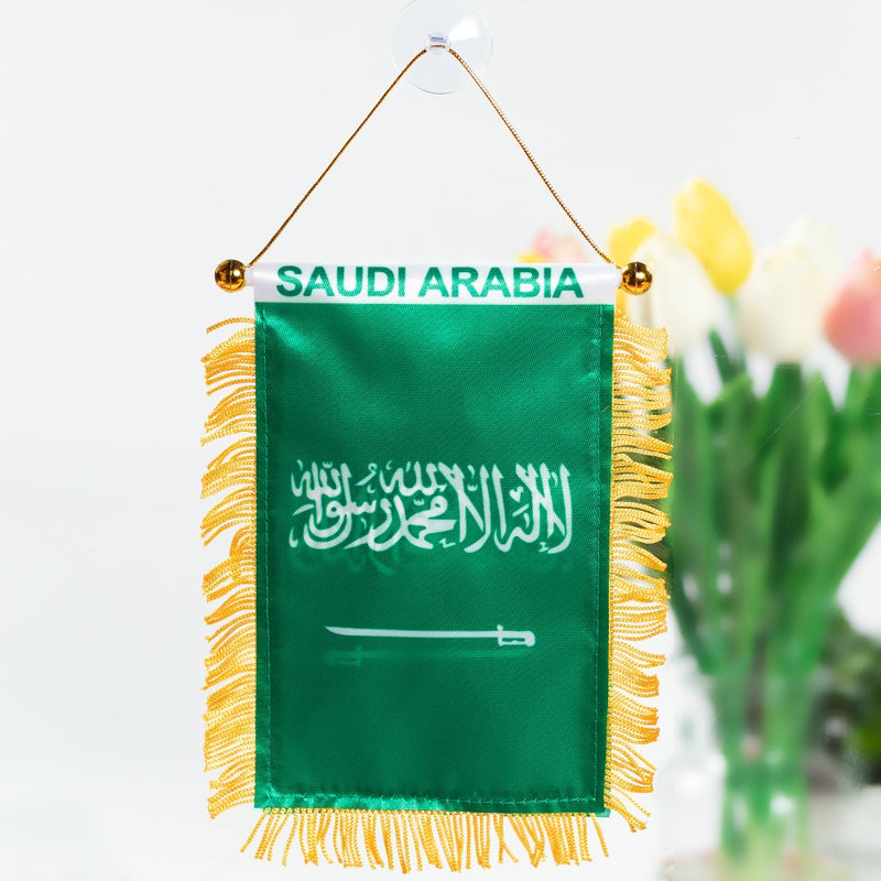 The Saudi Arabia Hanging Pennant Flag