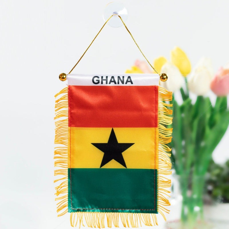 The Ghana Hanging Pennant Flag