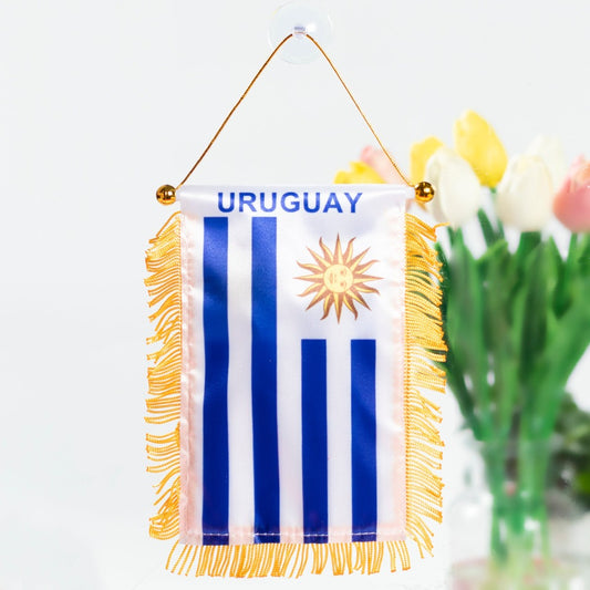 The Uruguay Hanging Pennant Flag