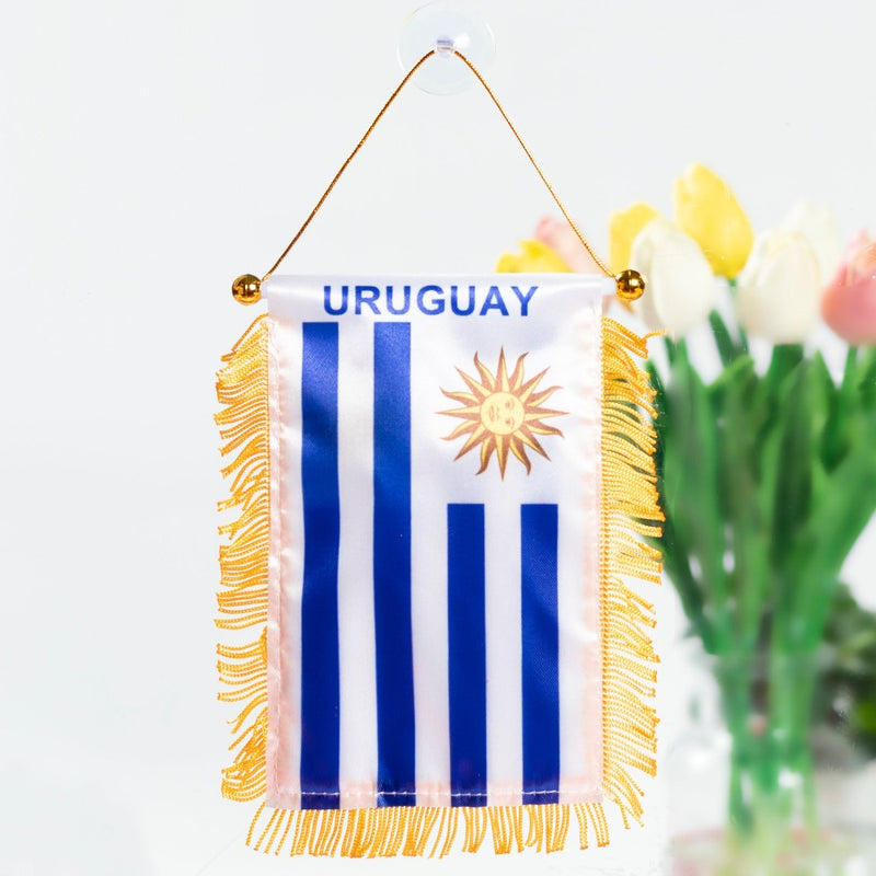 Uruguay World Cup Hanging Flag