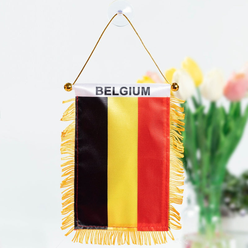 Belgium World Cup Hanging Flag