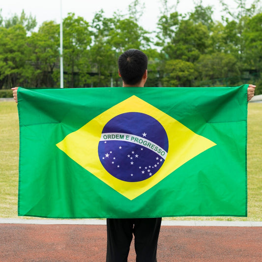 Brazil World Cup Flag – High-Quality Polyester Flag for Football