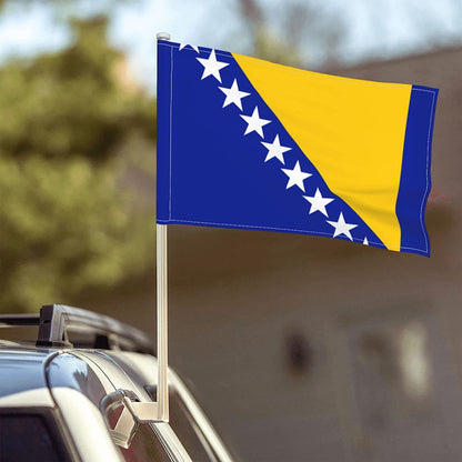 Bosnia and Herzegovina Car Window Mounted Flag