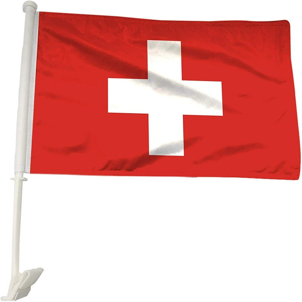 Switzerland Car Window Mounted Flag