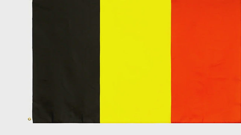 Belgian Flag, Black Yellow Red Tricolor, Country Flags for Parades Home Office, Polyester 90X150cm