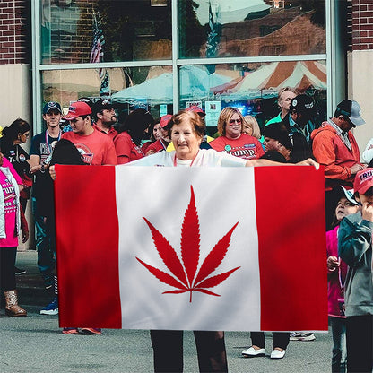 Canadian Weed Flag Country Flag Polyester