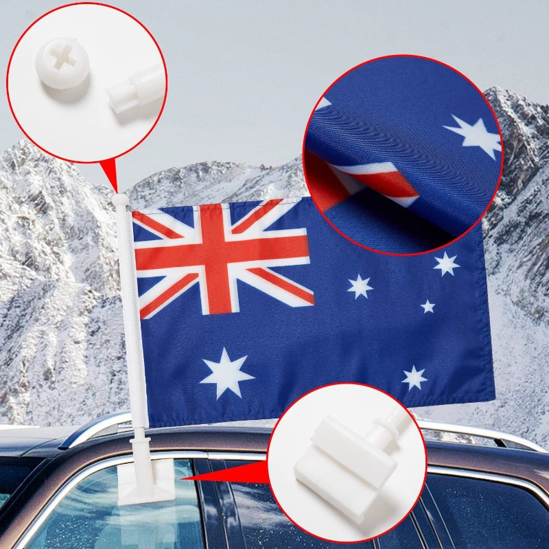 Australia Car Window Mounted Flag