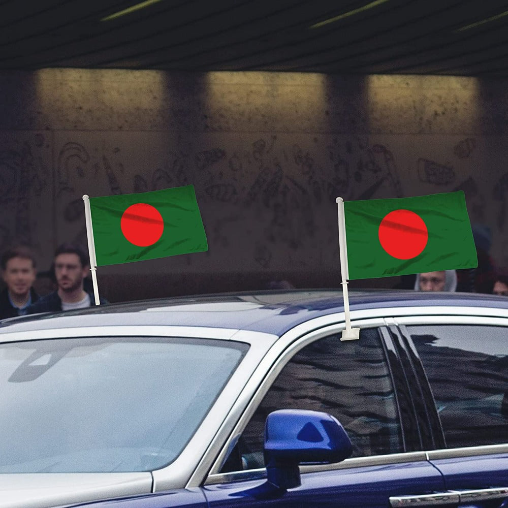 Bangladesh Car Window Mounted Flag