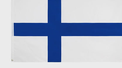 Finnish Flag, Countries and Flags, Polyester UV Resistant Vivid Colors, Finland Flags 90X150cm