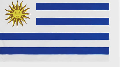 Uruguay Flag, Polyester Double Stitched Durable Country Flags, Oriental Republic of Uruguay 90X150cm