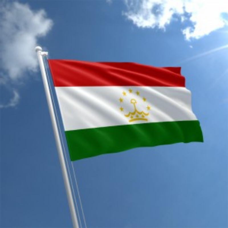 Tajikistan Flag, World Country Flags, Fade Proof Vivid Solid Colors Polyester 90X150cm