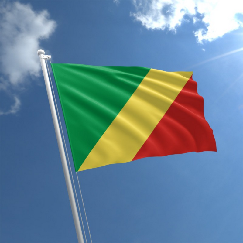 Republic of Congo Flag, World flags, Country flags , UV Resistant, Polyester, 90X150cm