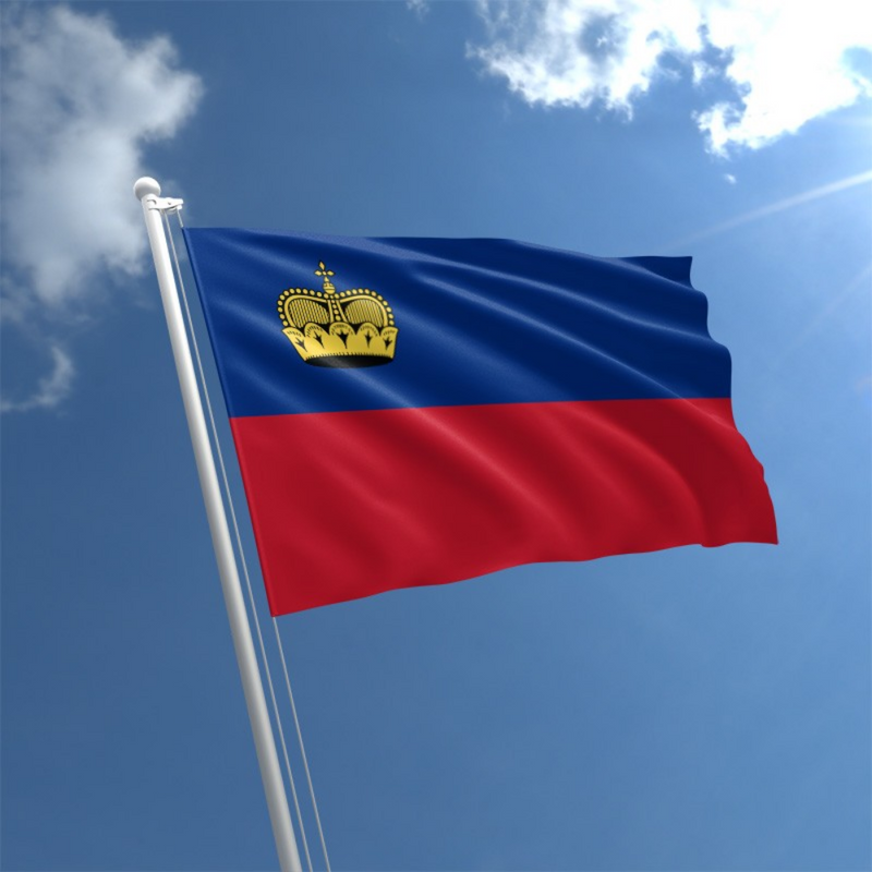 Liechtenstein Flag, Country Flag, World Flag, Unique, High-quality,  100% Polyester, 90X150 cm
