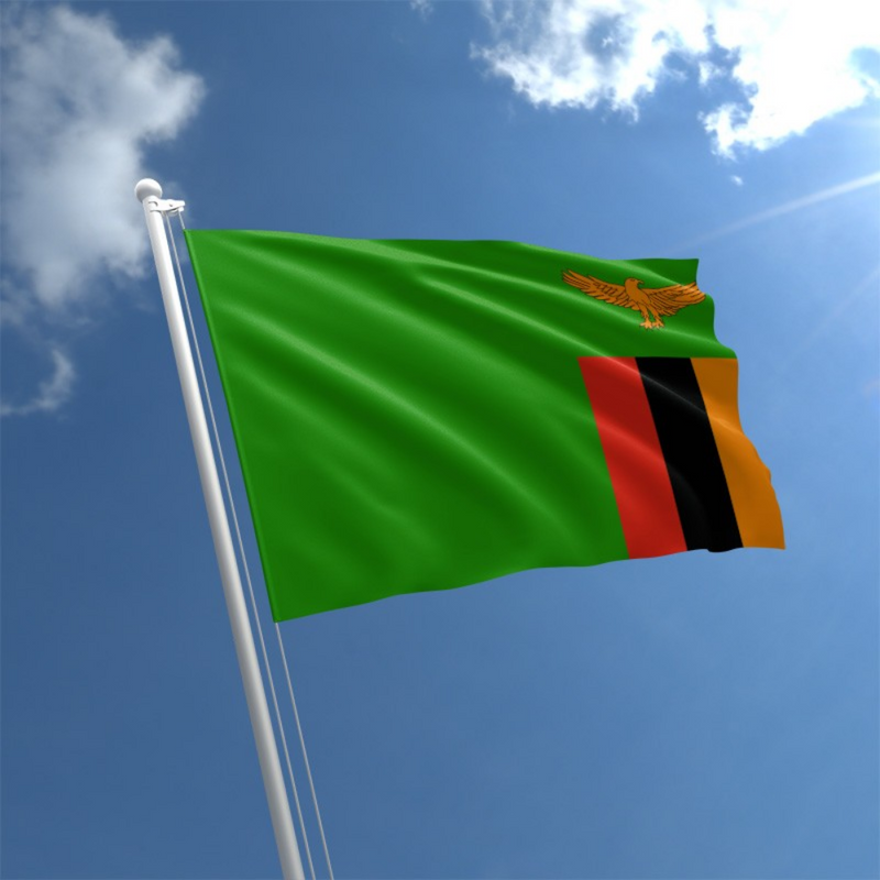 Mozambique Flag, Countries and Flags, Republic of Zambia, Durable, Double Stitched, Polyester 90X150cm