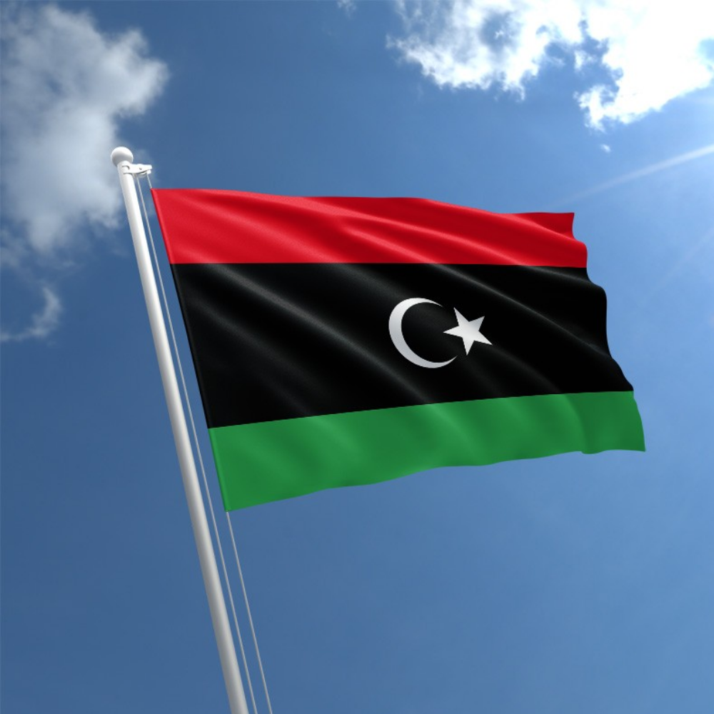 Libyan Flag, Country and National Flag, Globe Flags, Durable,100% Polyester  90X150 cm