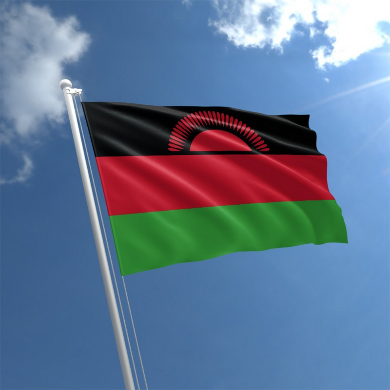 Malawi Flag, Flags and Countries, Flag of Malawi, Durable, 100% Polyester, 90X150 cm